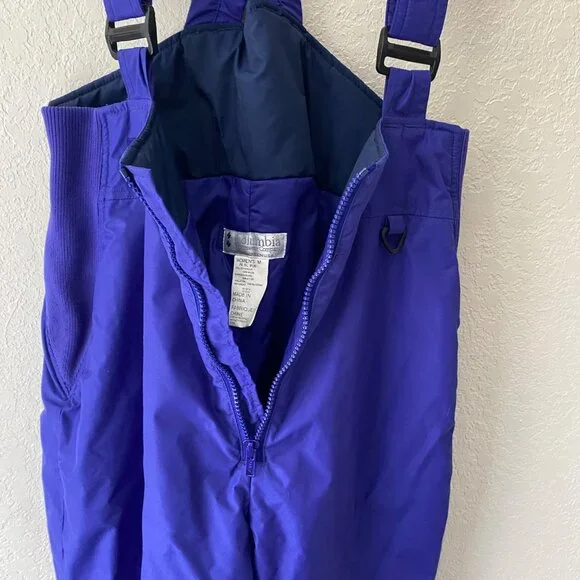 Columbia Womens Medium Snow Pants Nylon Waterproof Adjustable Straps Snow Ski - Picture 5 of 15